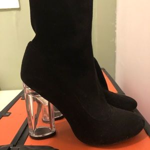 Acrylic sock booties